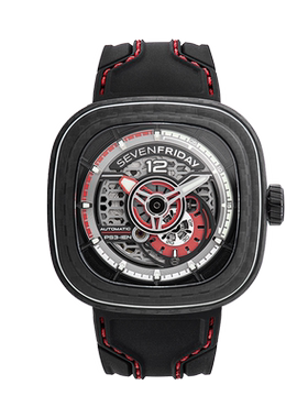 【官方正品】SEVENFRIDAY七个星期五碳纤维男机械手表PS3/02
