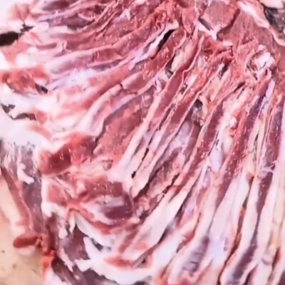 宁夏滩羊肉剔骨羊排10斤无骨纯肉去骨生鲜肉羊肋条新鲜冷冻顺丰包