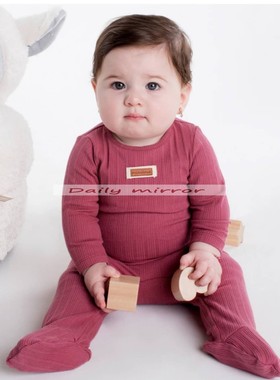 出口以色列原D品牌面料婴儿连体衣可爱爬服宝宝哈衣男女宝宝包脚