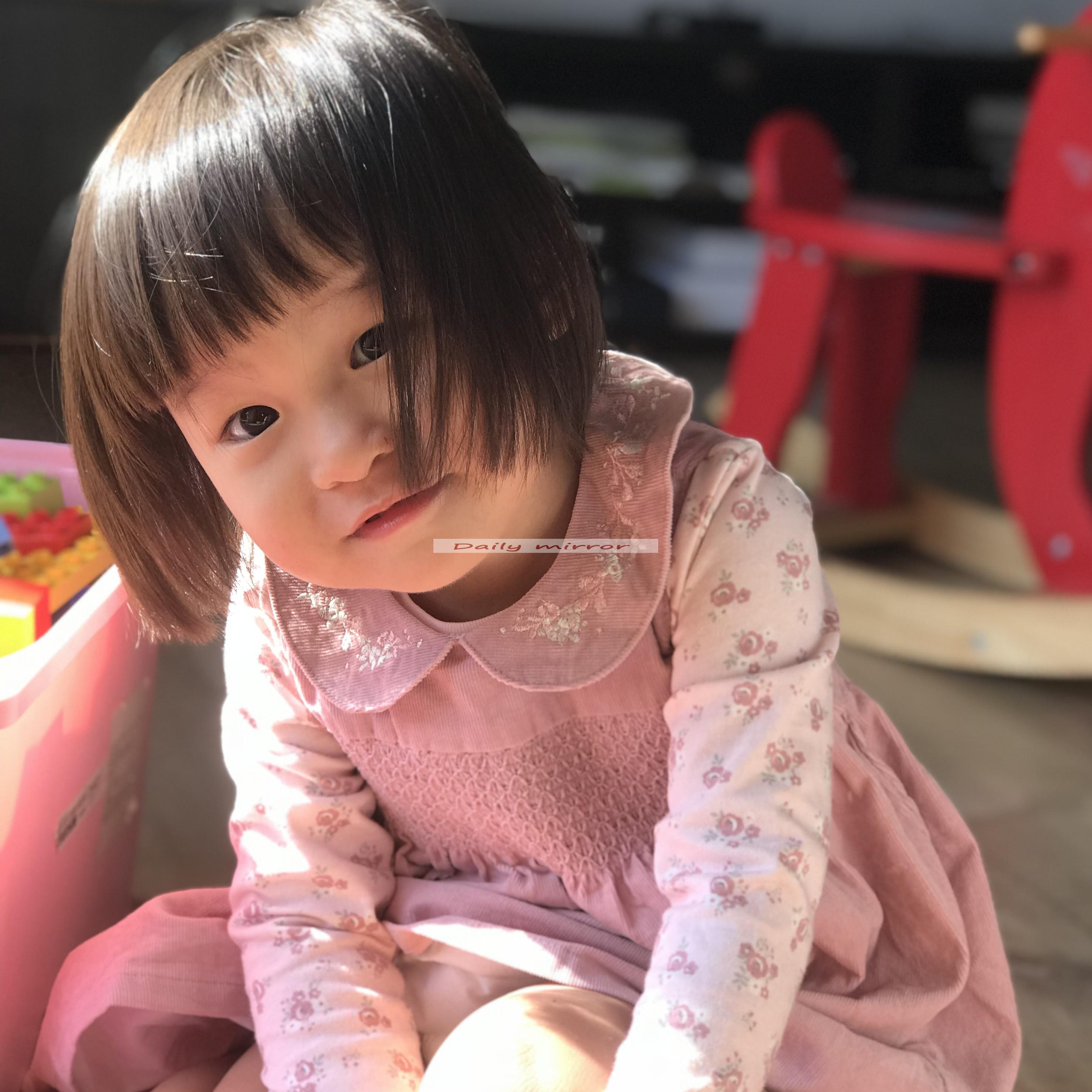 法国原单女童幼童两件套灯芯绒刺绣带扣连衣裙背心裙哈衣裙子两件