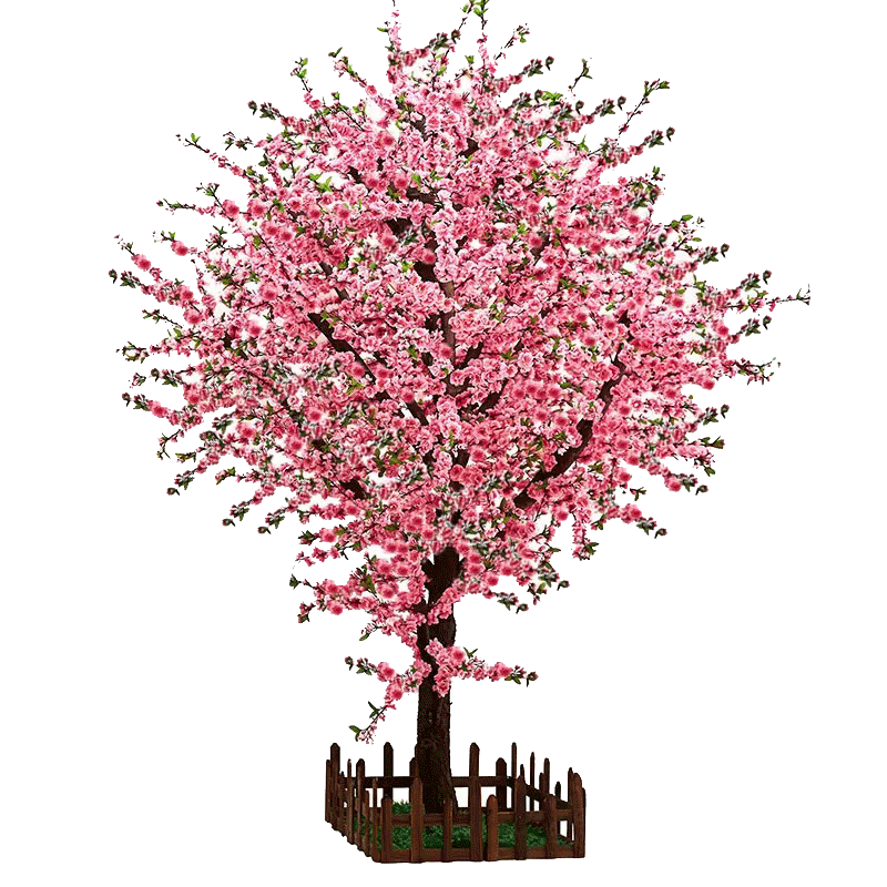 仿真樱花枝婚庆樱花许愿树假桃花室内客厅装饰花大型道具树藤假花