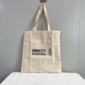 外贸尾货休闲简约轻便棉布袋大容量单肩包