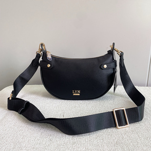 外贸尾货出泰国lyn休闲简约女士斜挎包饺子包