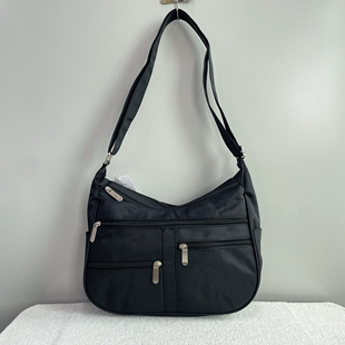 外贸尾货时尚 百搭多层斜挎包男女通用通勤包