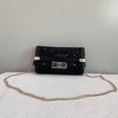 外贸尾货出泰国lyn时尚潮流亮片斜挎包女士包包