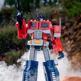 兼容乐高擎天机甲柱10302积木变形机器人金刚拼装玩具男孩子礼物