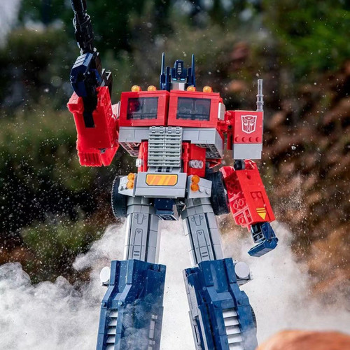 69元买擎天住机甲积木玩具