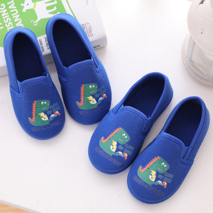 中大童室内儿童家居家拖鞋幼儿园软底防滑地板鞋春秋包跟男童鞋