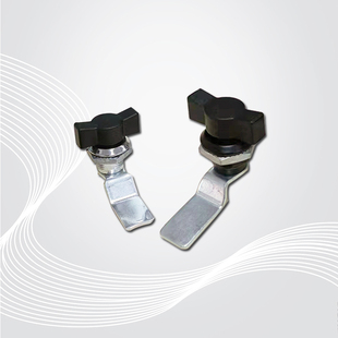 黑色仪表柜门圆柱锁MS714锌合金亮色配电箱转舌锁通讯机柜锁