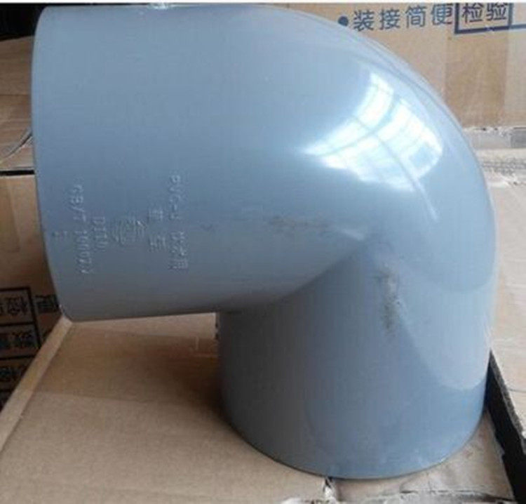 台塑华亚upvc弯头90度弯头灰色华亚管配件接头弯头32 63 140 200