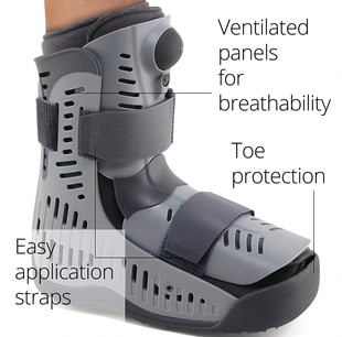 冰岛 奥索Ossur Rebound 越伴达充气跟腱靴步行靴