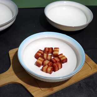 高档陶瓷大汤盆酒店饭店酸菜鱼水煮肉片专用餐具家用排骨汤大汤碗