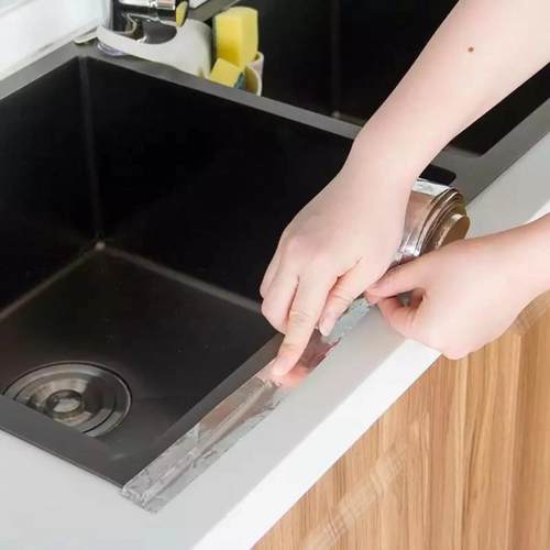 KOKUBO日本进口铝箔胶带 防油防水防潮缝隙胶带 缝隙贴纸胶带2米