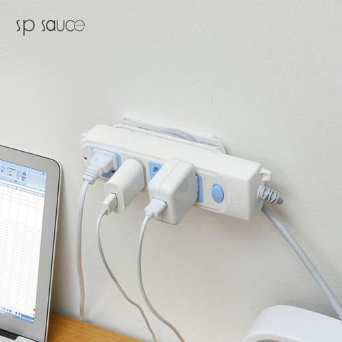 免打孔排插固定器壁挂贴