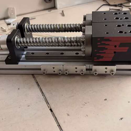 议价福誉FUYU滚珠丝杆直线导轨滑台模组，型号FSK40E100可维修