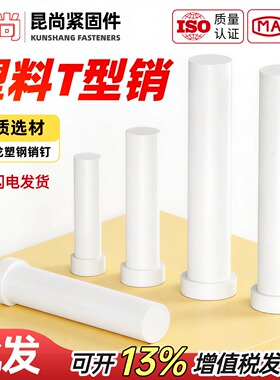 塑料T字销顶料销LB塑钢顶料销 铁氟龙塑钢销钉模具配件浮升销