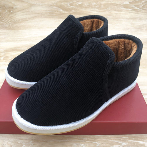 手工布棉鞋冬防滑保暖老北京布鞋