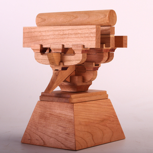 斗拱积木玩具榫卯木质益智拼装