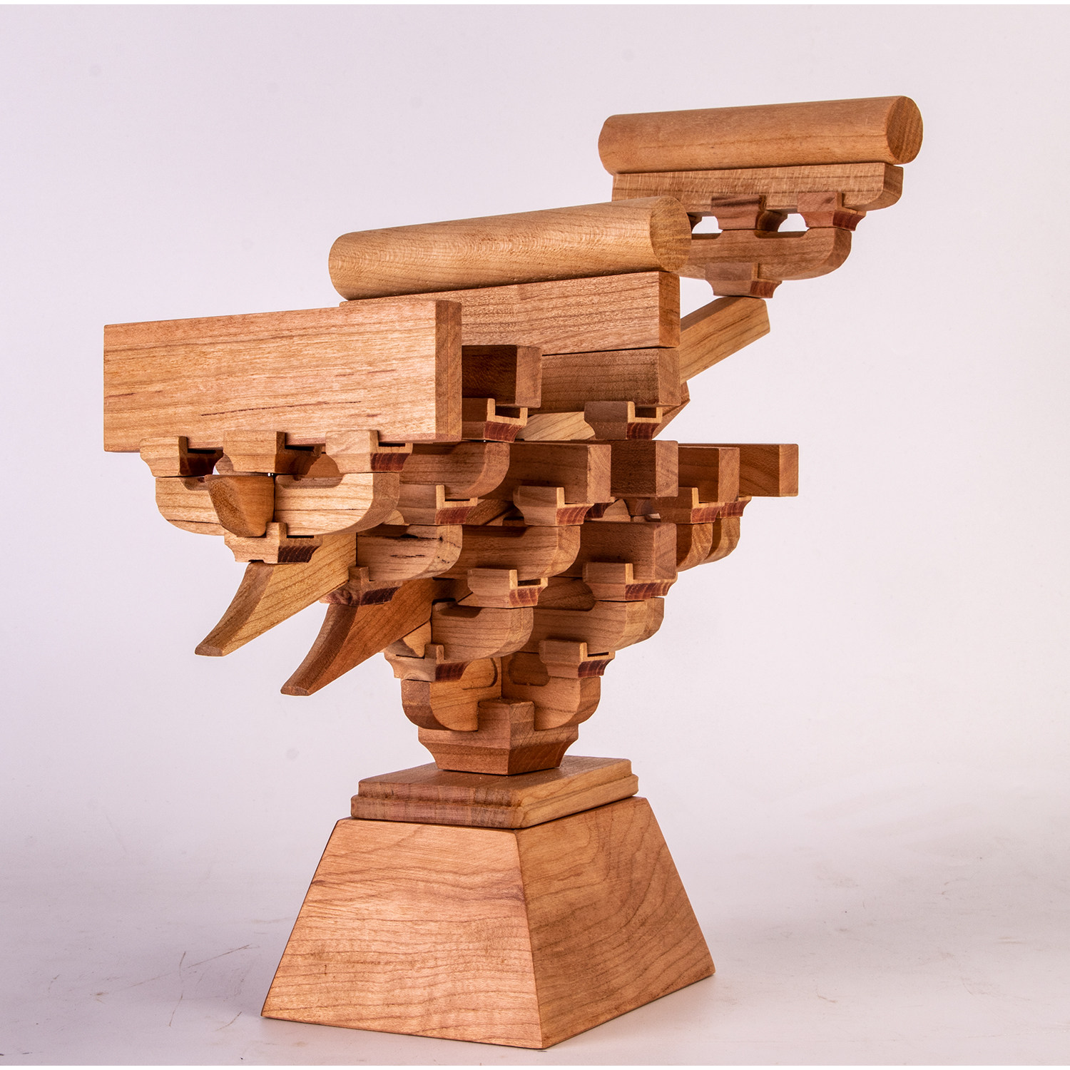 斗拱积木 益智玩具 体验传统文化精髓 拼装建筑榫卯 六铺补间头铺