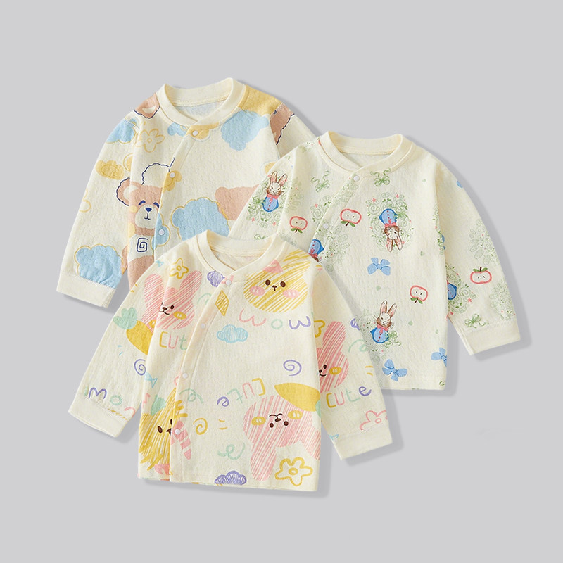 婴儿纯棉秋衣打底衫单件上衣宝宝春秋内衣新生儿衣服保暖长袖睡衣,童装/婴儿装/亲子装,保暖上装,淘宝优惠券,粉丝福利购,淘宝优惠卷