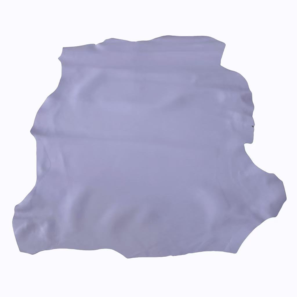 进口头层芋紫色小胎羊皮真皮