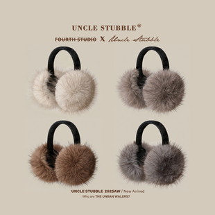 仿貂毛可折叠耳罩男女秋冬旅游氛围感耳包骑行防冻保暖耳捂子耳暖