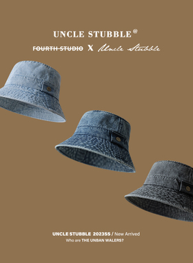 胡茬叔叔渔夫帽2025新品水洗做旧原宿风遮阳盆帽夏季防晒帽子男女