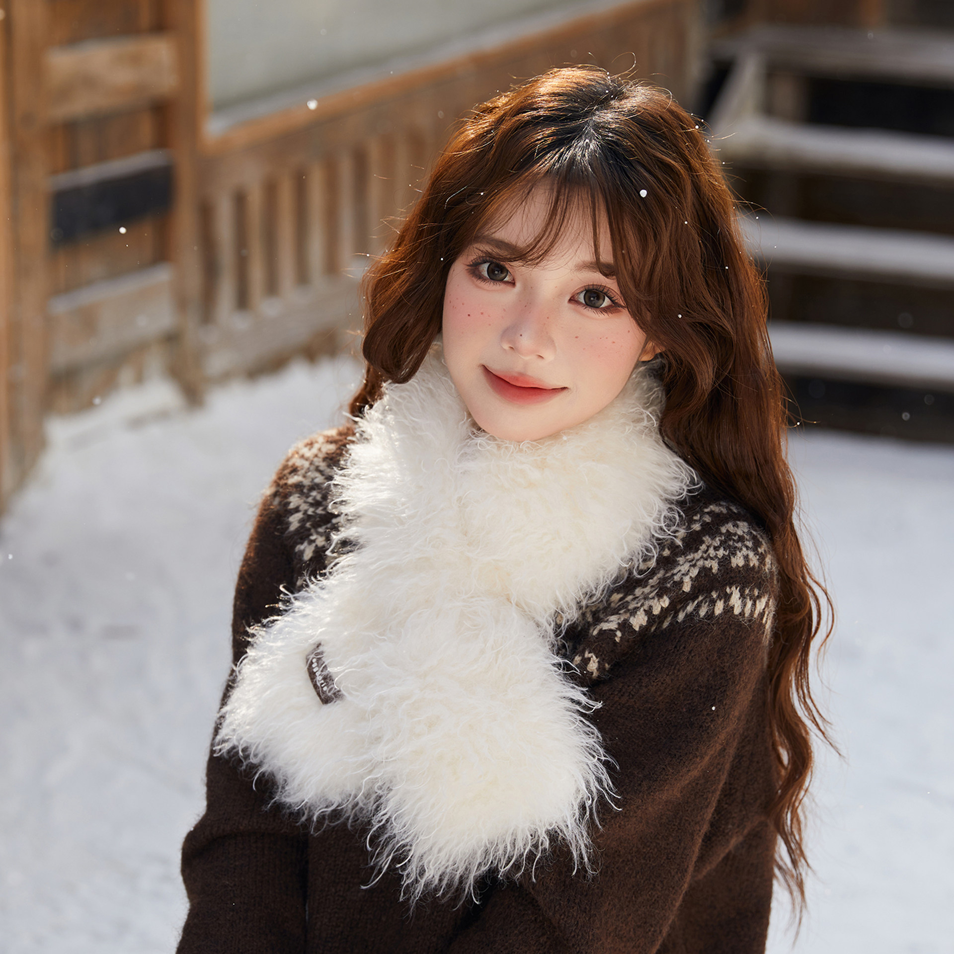 长绒毛交叉围脖女冬季加厚保暖围巾韩系时髦氛围感仿皮草毛领护颈,服饰配件/皮带/帽子/围巾,围巾/丝巾/披肩,淘宝优惠券,粉丝福利购,淘宝优惠卷