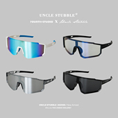 户外运动骑行眼镜男女防风护目镜时尚 炫彩太阳镜高清偏光防紫外线