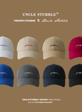 胡茬叔叔棒球帽纯棉简约百搭软顶帽子日系宽檐大头围鸭舌帽男女款