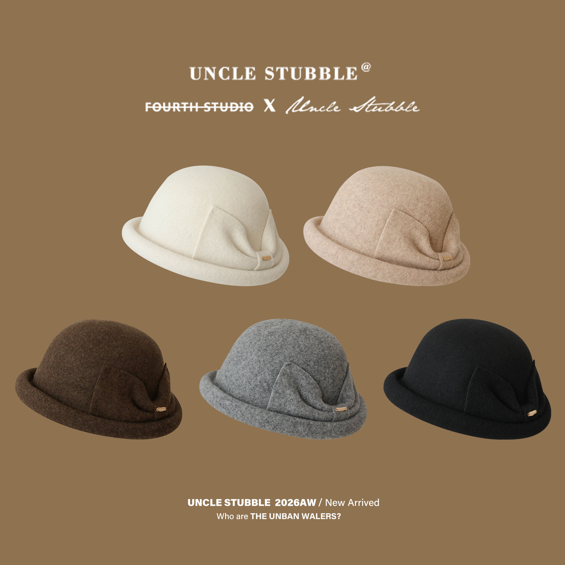 复古民国风羊毛呢礼帽法式千金风卷边盆帽秋冬气质蝴蝶结毛毡帽女,服饰配件/皮带/帽子/围巾,帽子,淘宝优惠券,粉丝福利购,淘宝优惠卷