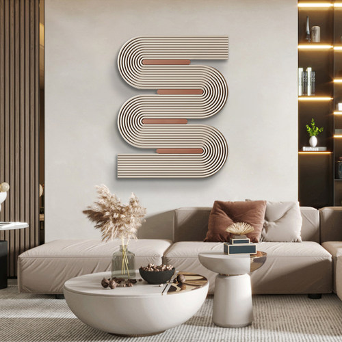 多巴胺色入户玄关浮雕3D立体挂画