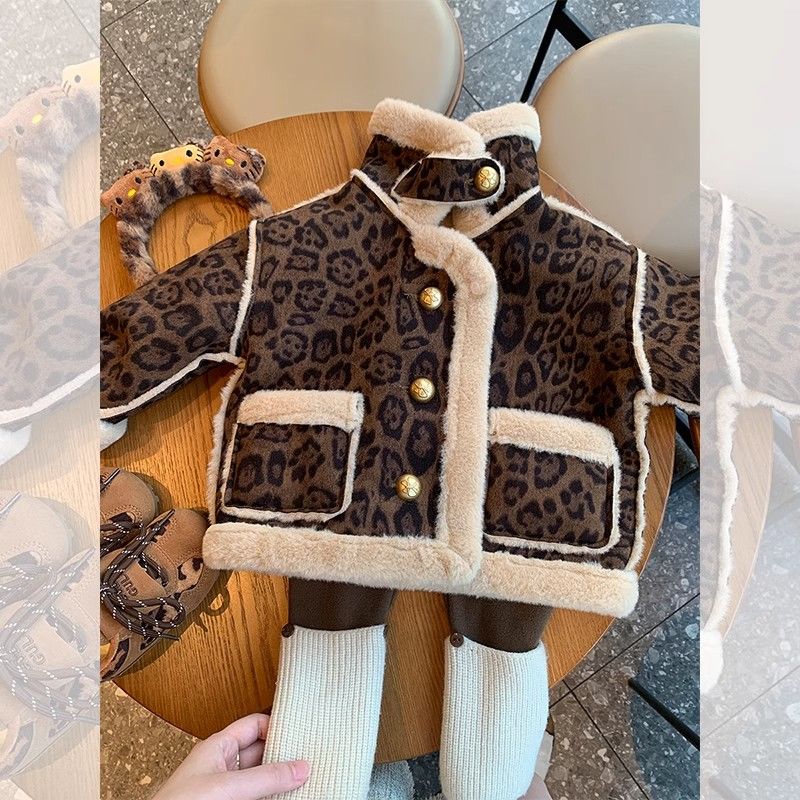 小童女宝宝加绒加厚外套