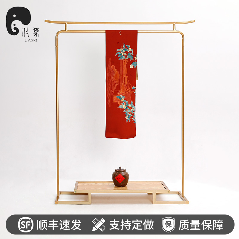 汉服馆铁艺创意衣服展示架