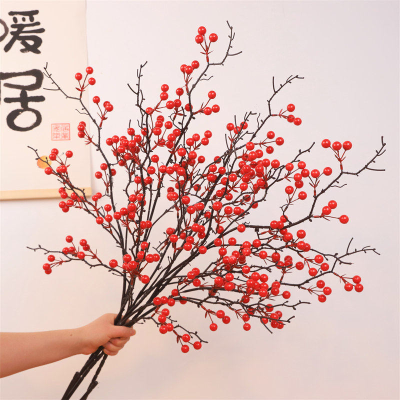 发财冬青红果浆果婚庆客