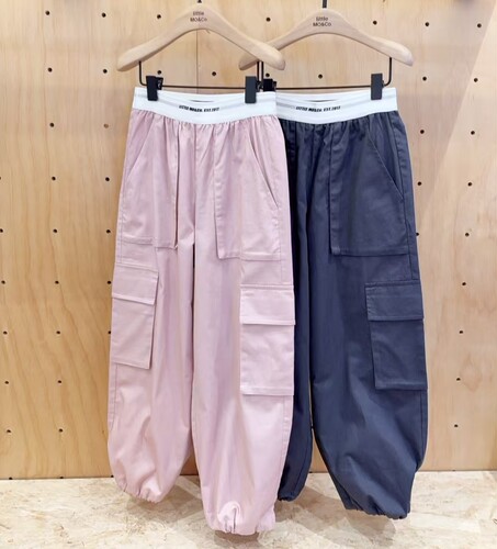 little moco专柜正品25年夏男女童亲子休闲工装长裤KBE2PAT001