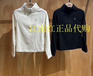 little moco专柜25年冬款男女童短款长袖T恤KBE4TEE003