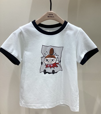little moco童装26夏新款亲子短袖凉感半袖速干T恤KBF2TEE053