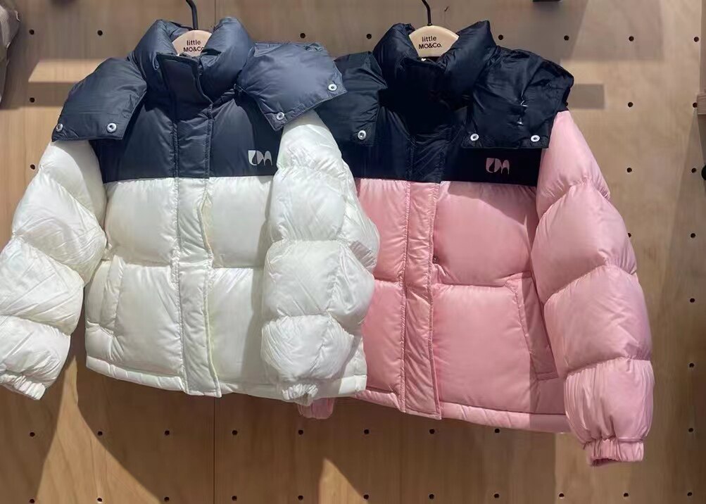 little moco专柜正品24年冬男女童保暖羽绒服外套KBD4EINT09