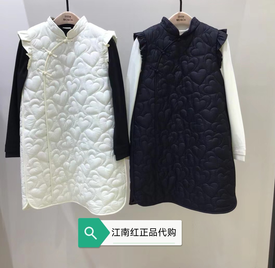 little moco专柜正品25年冬款女童新中式旗袍连衣裙子KBE4DRS012