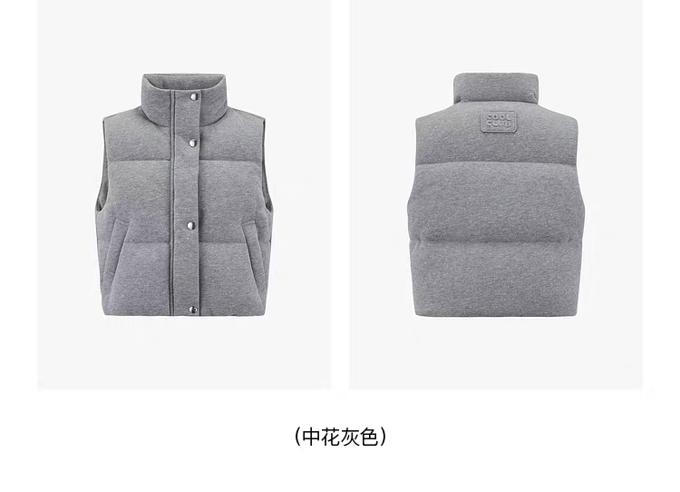 little moco专柜正品25冬装款男女童羽绒马甲背心外套 KBE4EIN014