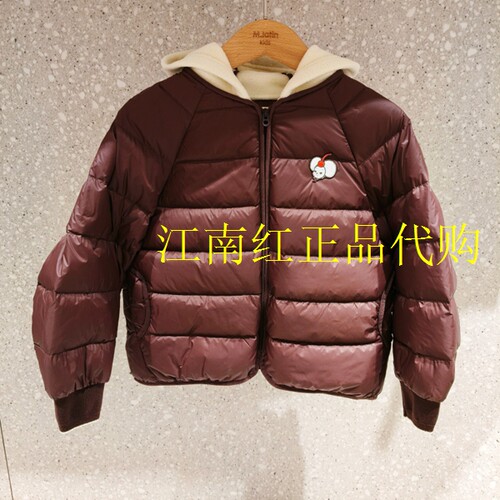Mlatin马拉丁童装2026年冬款女童上衣外套夹克羽绒服126914910Y
