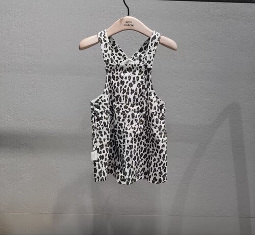 littlemoco专柜正品26年秋款婴童女童豹纹背带裙KBF3DRSY04