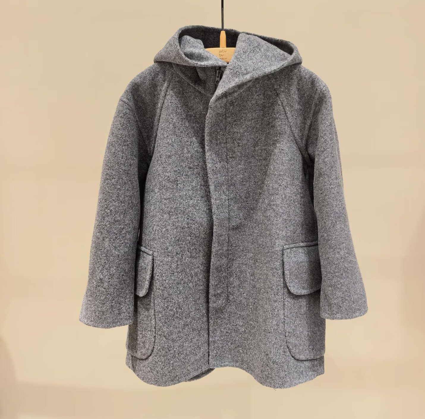 1Q0815300小江南童装专柜正品2026冬装新品男女童中长款呢大衣