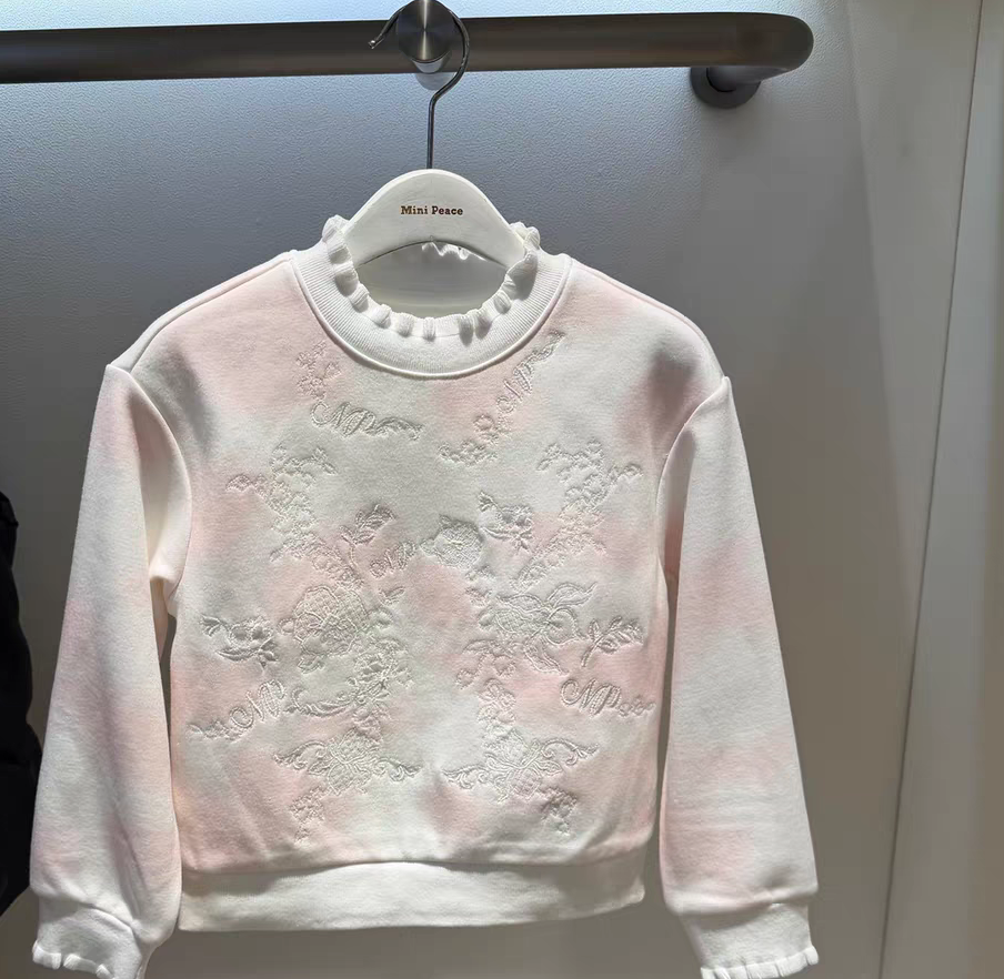 F2CRF4368 mini peace太平鸟童装专柜正品2025冬季款女童长袖卫衣