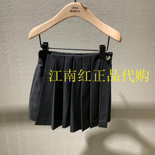 little moco童装25春新款女童百褶半身裙裤儿童短裤子 KBE1SOT005