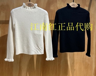 little moco专柜正品25年冬女童半高领针织打底衫KBE4SWT023