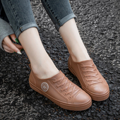 柔软低筒软底时尚 成人女 女雨靴浅口胶鞋 防滑休闲洗车防水鞋 女雨鞋