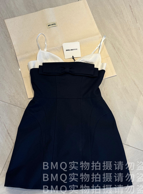 BMQ 玳购级 高阶版】SHUSHUTON2025春夏甜美双层蝴蝶结吊带连衣裙