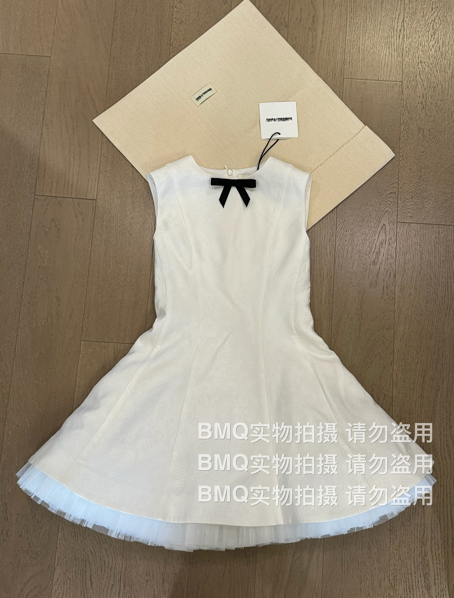 BMQ 玳购级 高阶版】2024春夏新款设计感蓬蓬无袖连衣裙SHUSHUTON